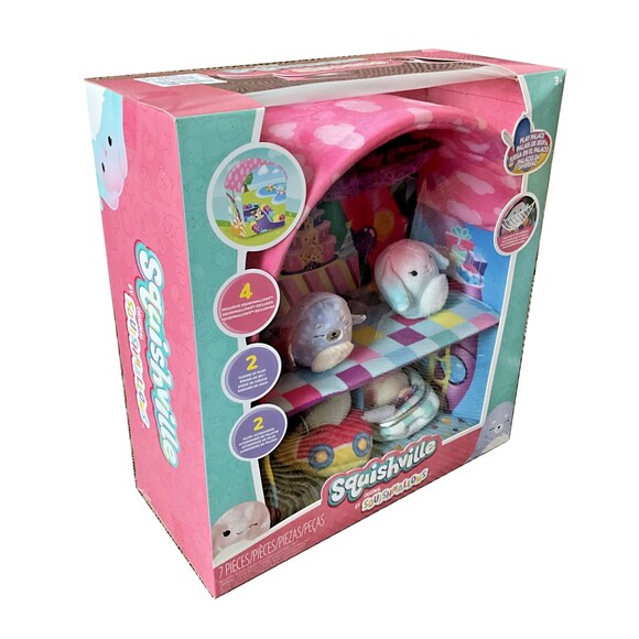 Jazwares Squishmallows Squishville - Play Palace - Gianna, Banks, Oshun, Giovana - Picture 4 of 9